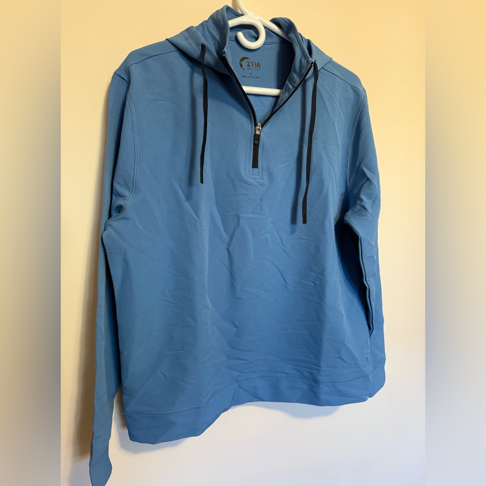 ZYIA Light Blue Activewear Light Hoodie